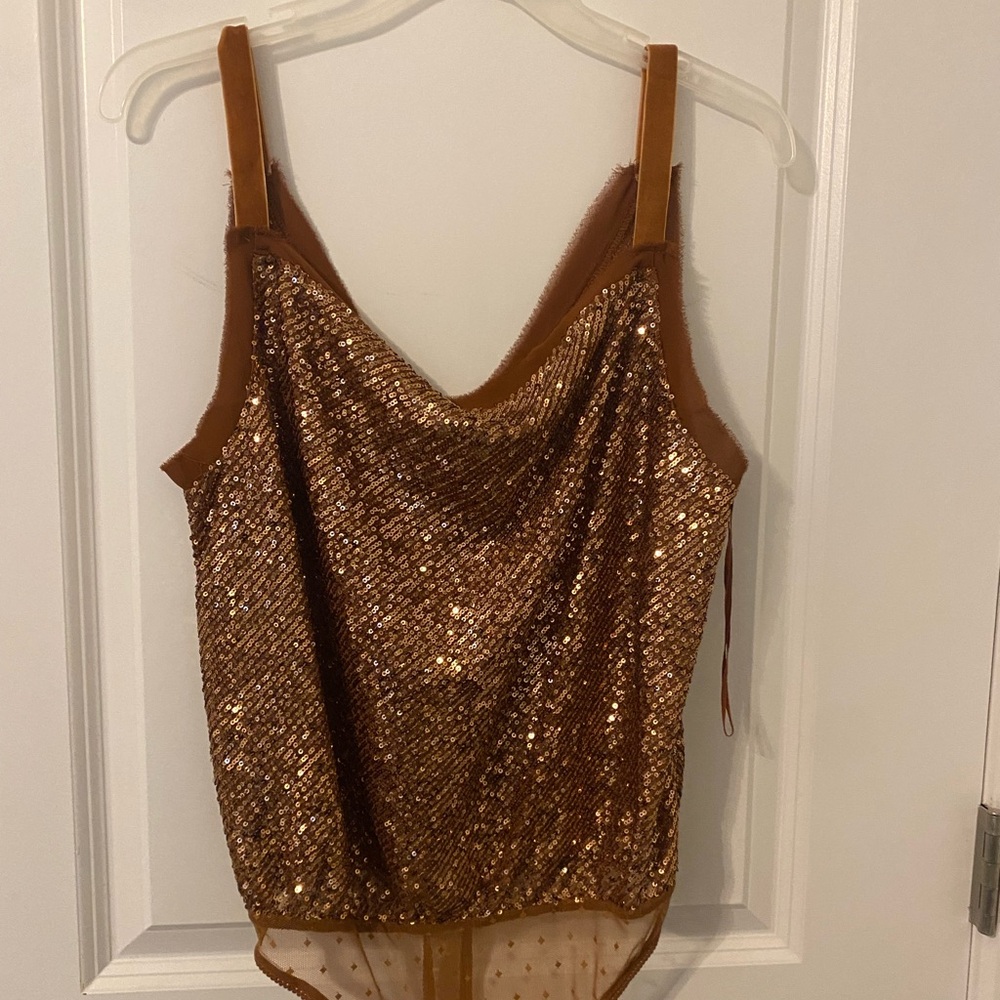 Free People Shimmer Bodysuit